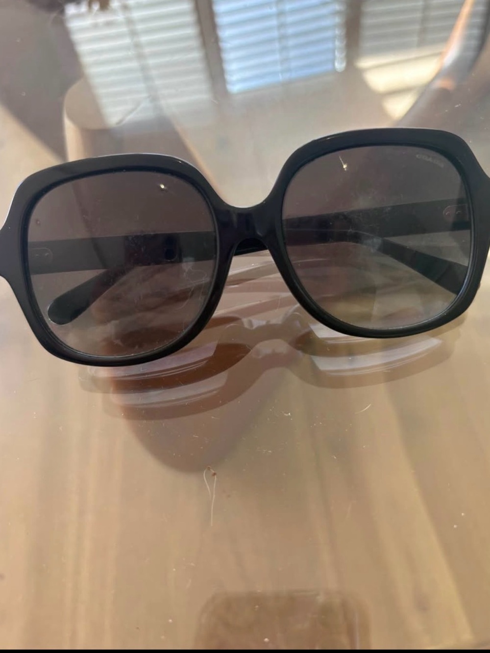 Coach Oversized Black Square Women’s Sunglasses
